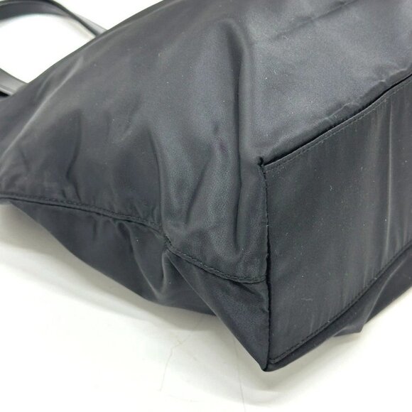 PRADA Triangular plate bag shawl Tote Bag Nylon Black - Picture 5 of 15